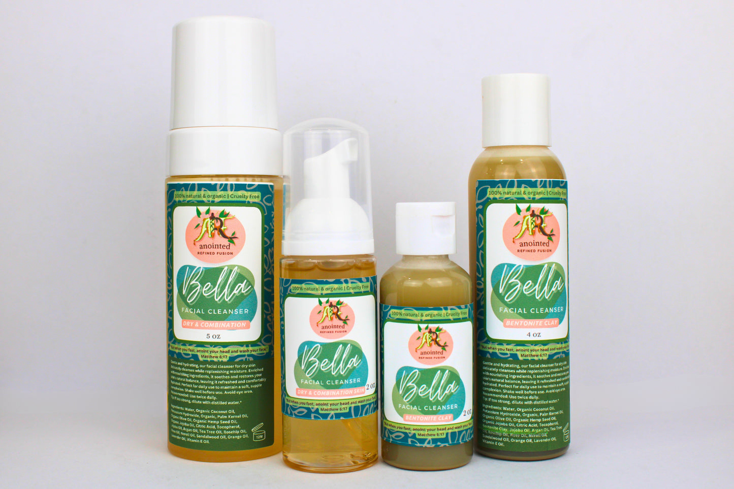 Bella Face Wash with Bentonite Clay